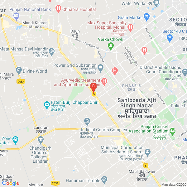 Busniess 10-07-2020 location map: F 301, Mohali, Punjab