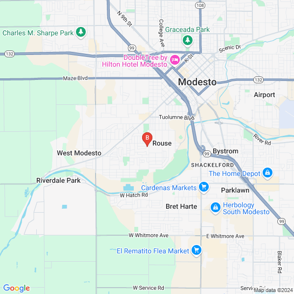Haul Done Trash Removal & Junk Removal location map: 728 Kazmir Ct., Modesto, California